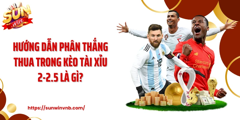 Hướng dẫn phân thắng thua trong kèo tài xỉu 2-2.5 là gì?