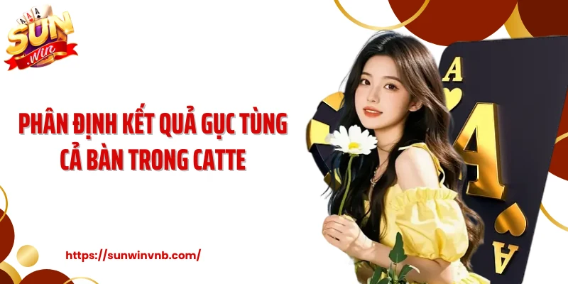 Phân định kết quả gục tùng cả bàn trong Catte